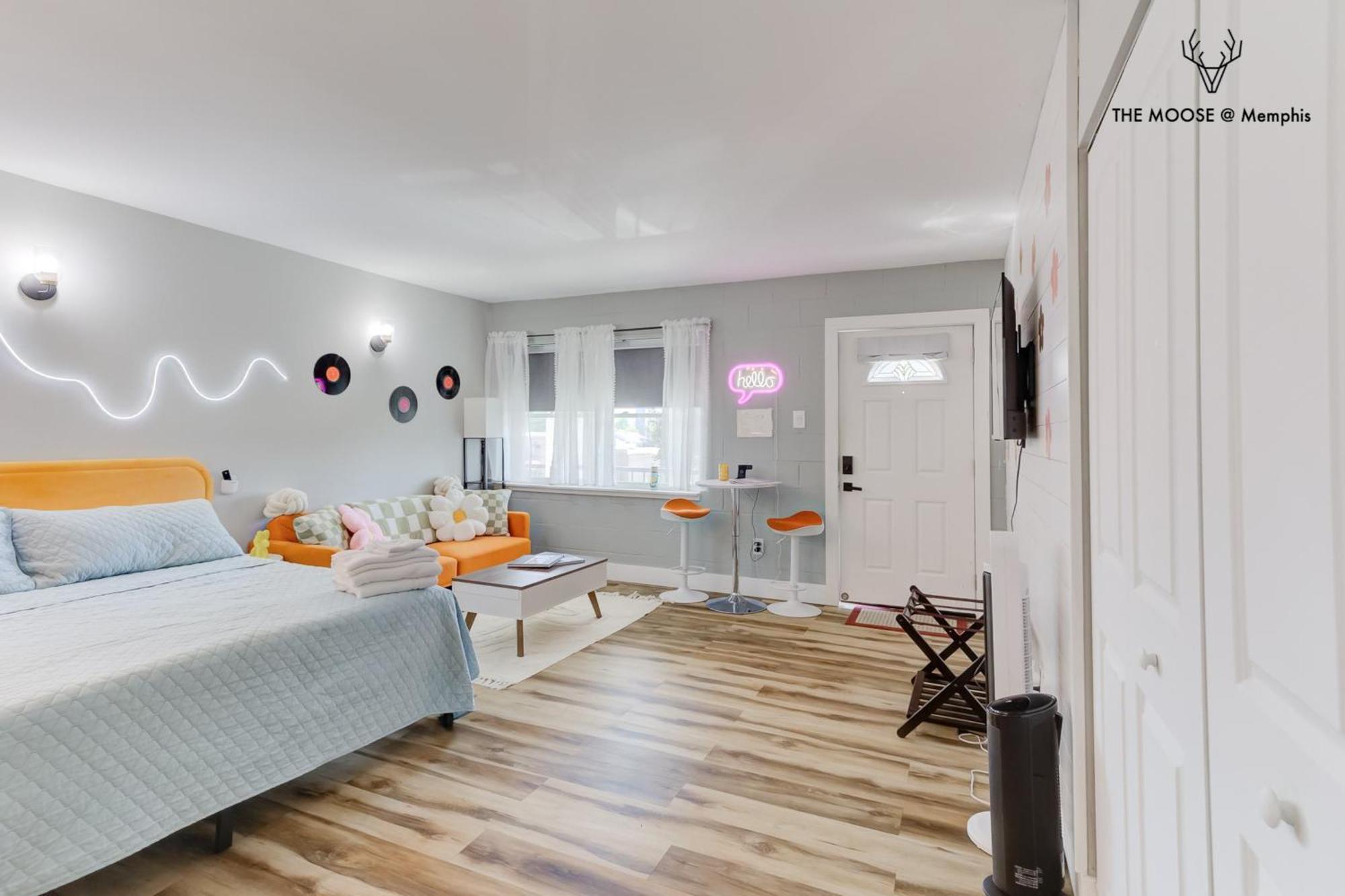 The Moose #10 - Stylish Loft With King Bed, Free Parking & Wi-Fi Apartamento Memphis Exterior foto